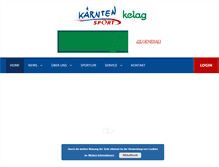 Tablet Screenshot of kaerntensport.net